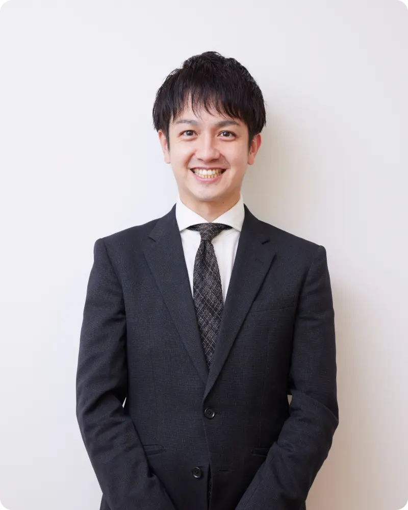 代表取締役の笑顔の写真
